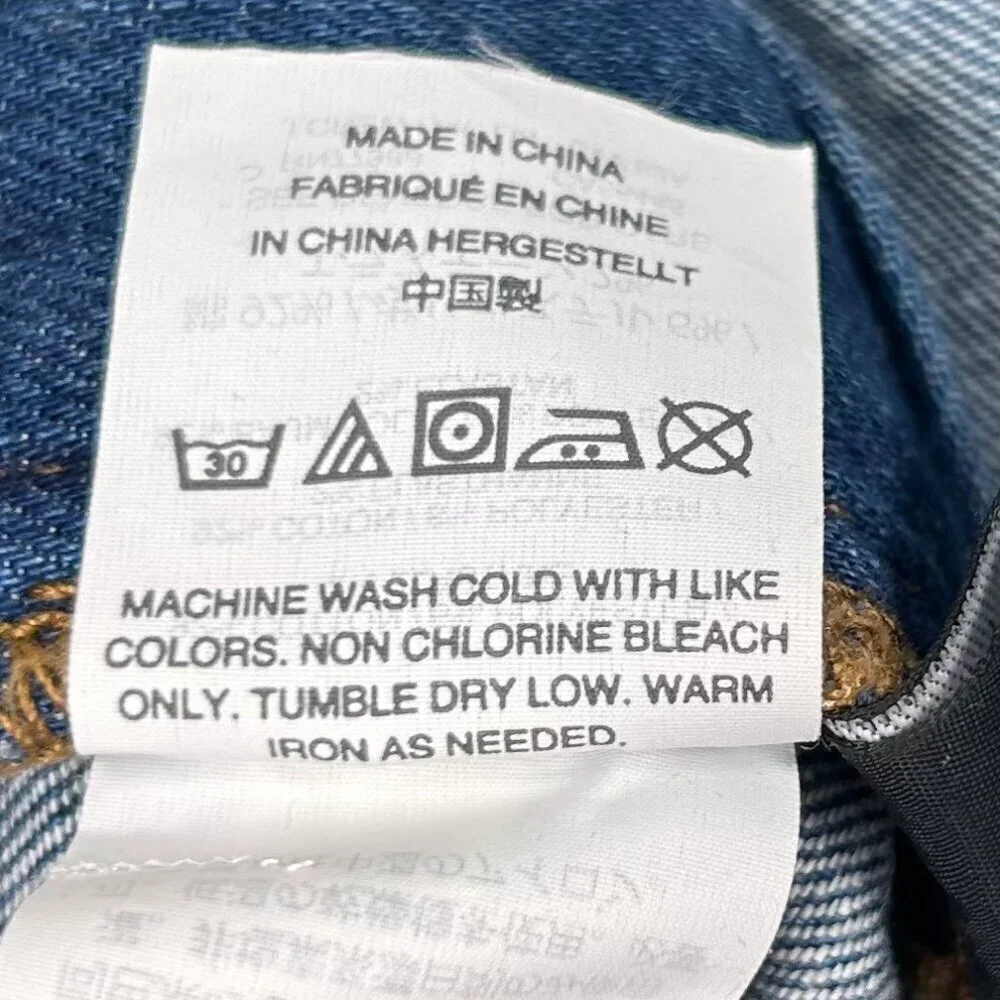 Madewell Small Slim Denim Overalls Casual Boho Western Indie